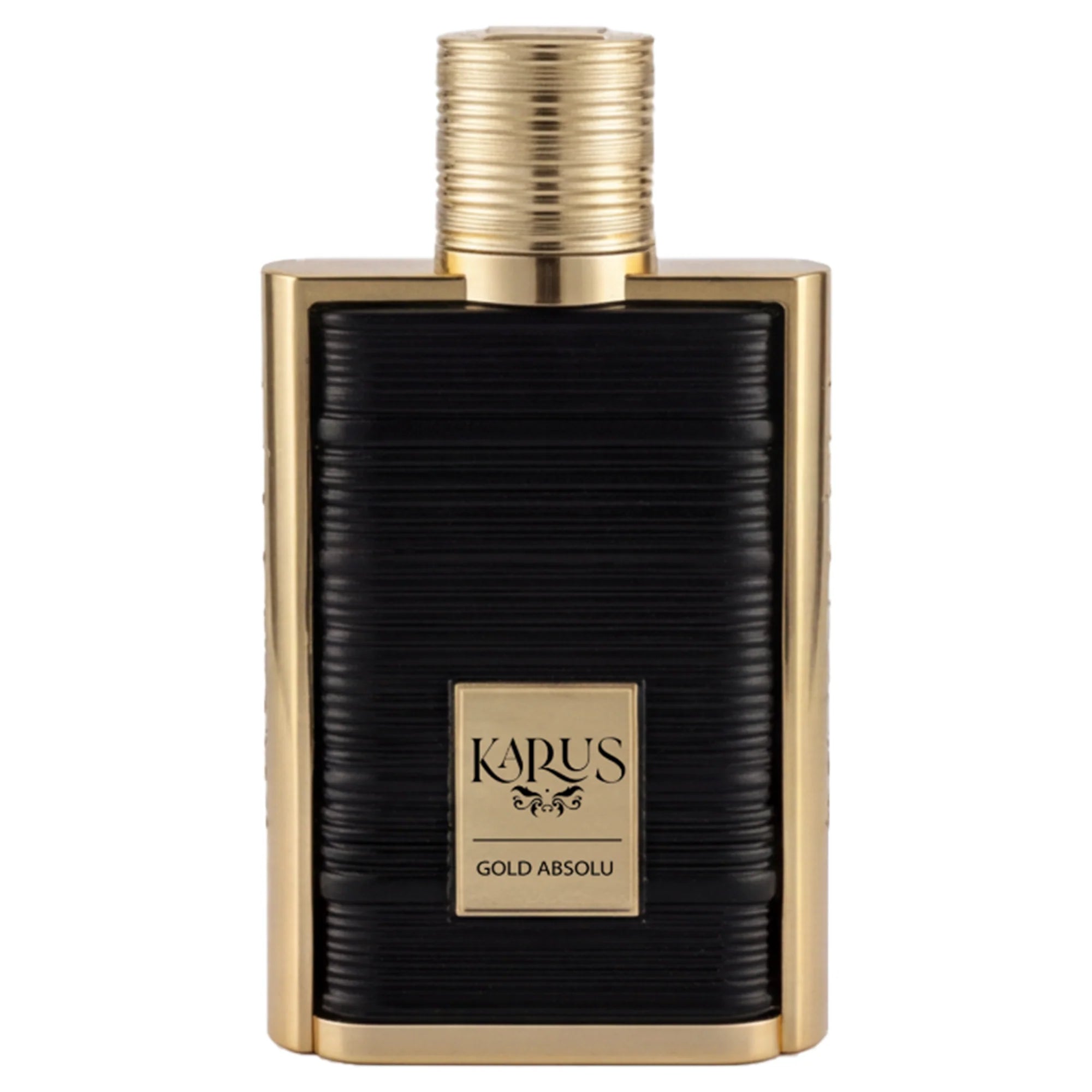 Khadlaj Karus Gold Absolu Eau de Parfum 100ML luxury unisex perfume bottle available at Al Raies Perfumes Qatar