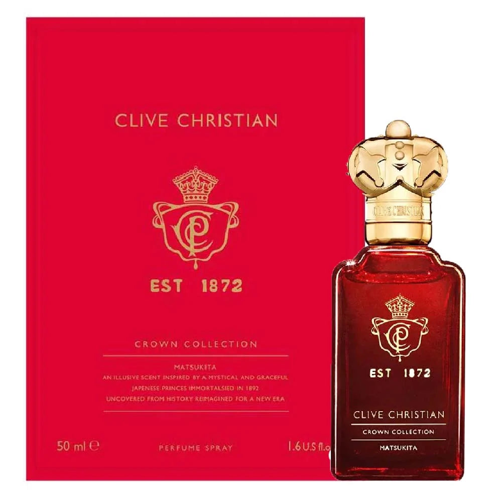 Clive Christian Matsukita Crown Collection perfume 50ml red bottle and box Qatar | Al Raies Perfumes